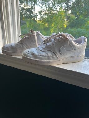 Nike White Low-Top Sneakers